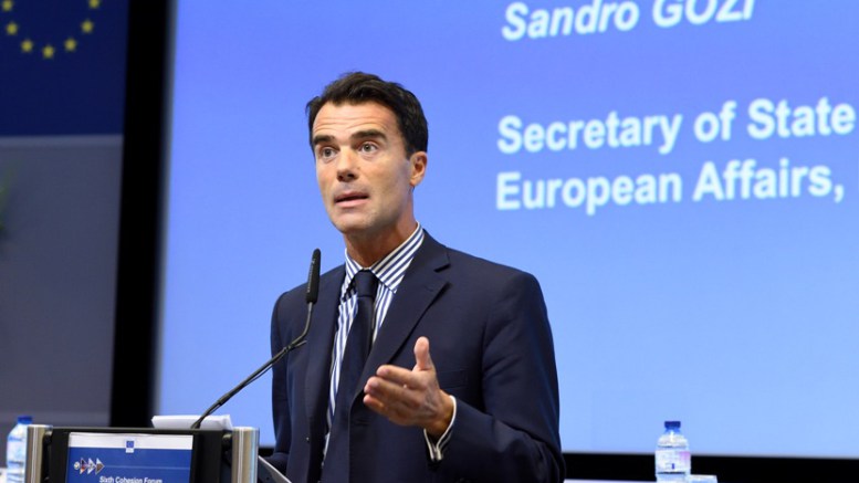 Il Sottosegretario Sandro Gozi a Villa Vigoni Il Sottosegretario Sandro Gozi a Villa Vigoni